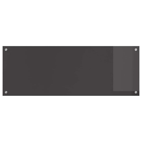 vidaXL Virtuvės užpakalinė plokštė Tamsiai pilka 110 x 40 x 0,6 cm