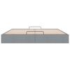 vidaXL Osmanų lovos rėmas be čiužinio, pilkas, 160x200 cm, audinys