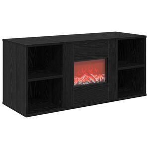 vidaXL Elektrinis židinys Juodojo ąžuolo 100 x 37 x 45,5 cm
