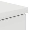 vidaXL Stalas su stalčių Balta 140 x 49 x 76 cm Apdirbta mediena