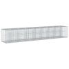 vidaXL Gabioninė pakelta lova 2 vnt. 340 x 60 x 55 cm Sidabrinė