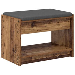 vidaXL Koridoriaus suolas Senas medis 63 x 38 x 45 cm