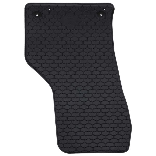 vidaXL Automobilių kilimėlis 4 pcs Juoda VW PASSAT B8 TPE