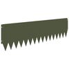 vidaXL Vejo kra&scaron;tas 10 pcs 103 x 30 cm Plienas Alyvuogių žalia