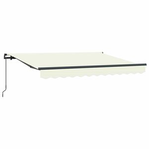 vidaXL Rankinė markizė 2,5 x 2 m Kreminė 100% poliesteris