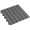 vidaXL Terasinė Plytelė 20 pcs Pilka 30 x 30 cm