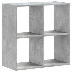 vidaXL Knygų spinta, betono pilka, 68,5x32x68,5cm, apdirbta mediena