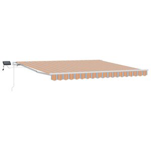 vidaXL I&scaron;traukiama markizė Įvairiaspalvis 400 &times; 300 cm