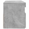 vidaXL Televizoriaus spintelė su LED, betono pilka, 60x35x40cm