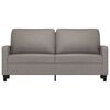 vidaXL Dvivietė sofa, taupe spalvos, 140cm, audinys