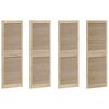 vidaXL Spintelės durys 4 vnt. Natūrali 49,5 x 2,1 x 140,5 cm