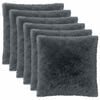 vidaXL Pagalvėlės užvalkalas 6 pcs HEERLEN Antracito 55 x 55 cm