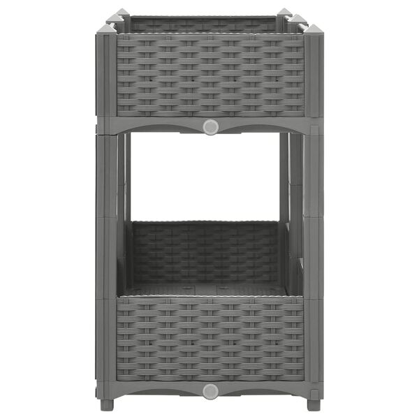 vidaXL Aukštas lovelis, 80x40x71 cm, polipropilenas