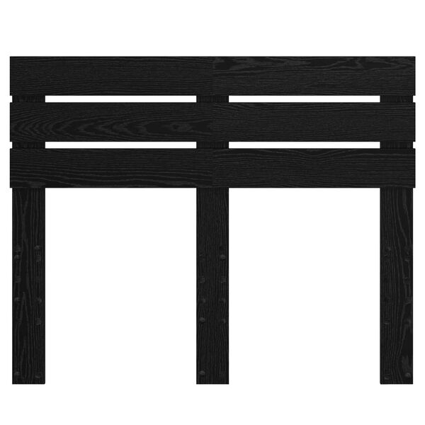 vidaXL Galvūgalis Juodas ąžuolas 120 cm Apdirbta mediena