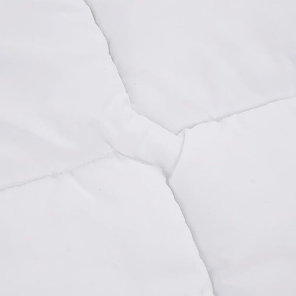 vidaXL Čiužinio apsauga, balta, 100x200 cm