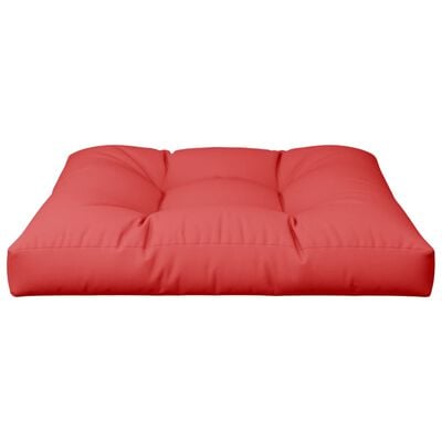 vidaXL Paletės pagalvėlė, raudonos spalvos, 70x70x12cm, audinys