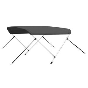 vidaXL Bimini vir&scaron;aus stogelis, antracito, 180x130x110cm, 2 lankai