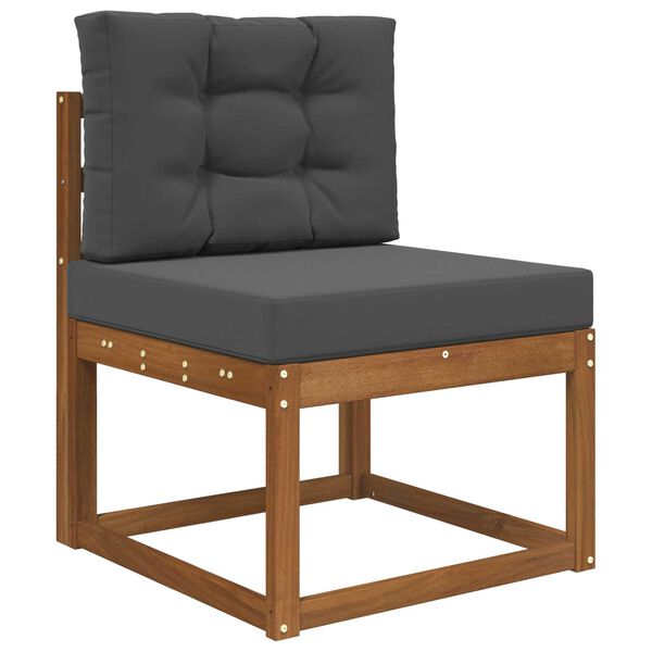 vidaXL Lauko sofa pagalvėlė 2 pcs Antracitas Poliesteris