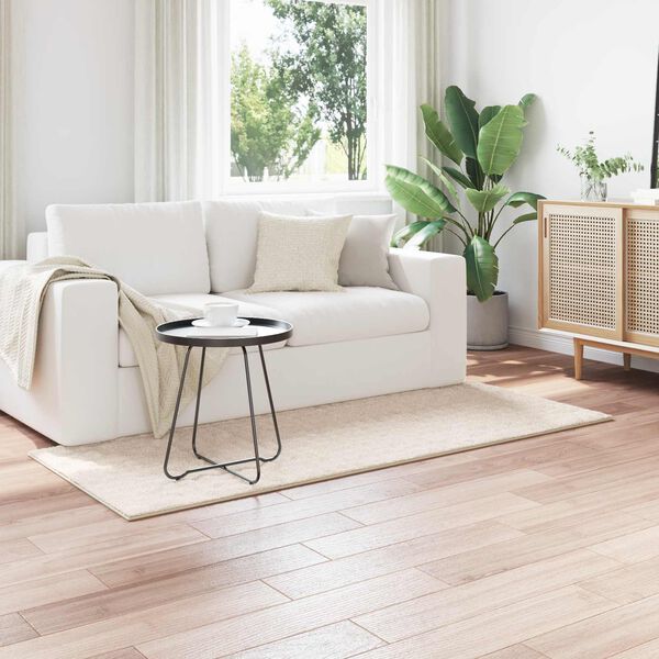 vidaXL Zoninės kiliminės dangos SIROLO Smėlio 200 x 80 cm Poliesteris