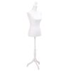 Moters biusto forma, balta