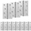 vidaXL Vyrius 12 vnt. 89 x 54 x 5 mm Sidabrinė Plienas