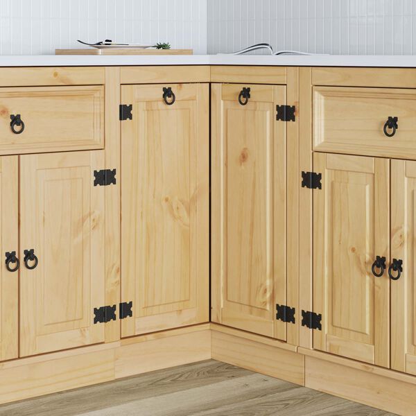 vidaXL Spintelė su stalčiais su lentyna Medus 60 x 32 x 40 cm