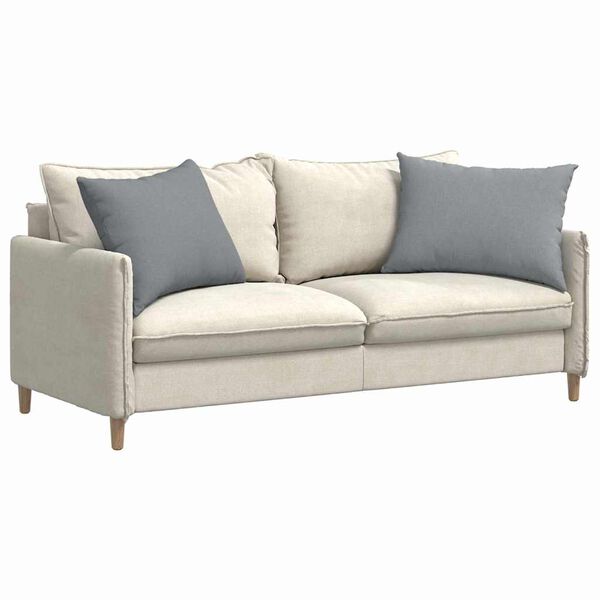 vidaXL Sofa Pagalvės 2 pcs Šviesiai pilka 70 x 50 cm audinys