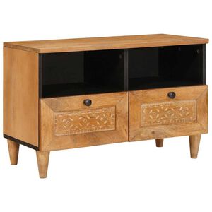 vidaXL TV vienetai &Scaron;viesiai rudas 70 x 33 x 46 cm Apdirbta mediena