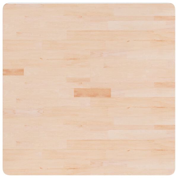 vidaXL Stalviršis, 80x80x1,5cm, neapdorotas ąžuolo medienos masyvas