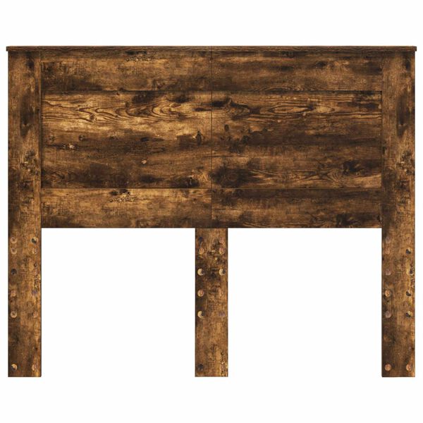 vidaXL Galvūgalis su galvūgalio Rūkyta ąžuolas 120 cm Apdirbta mediena