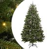 vidaXL Dirbtinė Kalėdų eglutė 270 cm 300 LED &Scaron;ilta balta Žalia