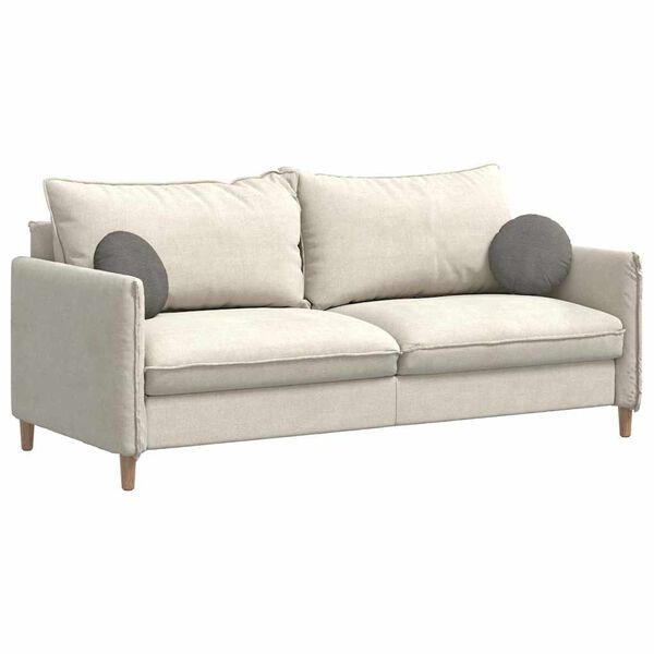 vidaXL Sėdynių pagalvėlės 2 pcs &Scaron;viesiai pilka &Oslash; 30 x 13 cm