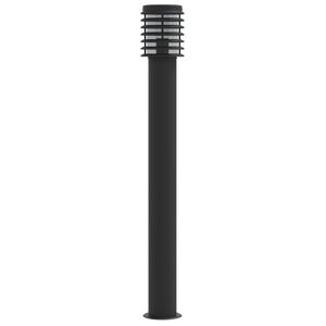 vidaXL Lauko &scaron;viestuvas, juodos spalvos, 110cm, nerūdijantis plienas