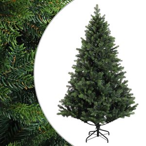 vidaXL Dirbtinė Sulankstoma Kalėdų Eglutė 120 cm PVC ir metalas Žalia