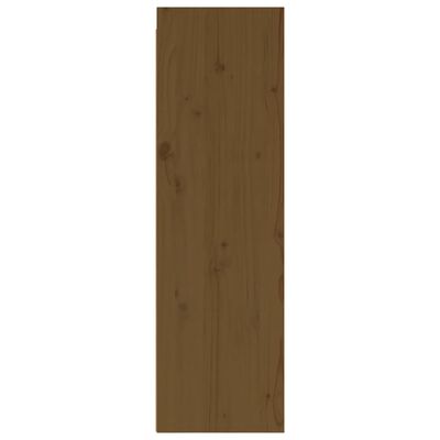 vidaXL Sieninė spintelė, medaus ruda, 30x30x100cm, pušies masyvas