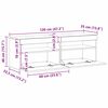 vidaXL Televizoriaus spintelė 2 pcs Juodas ąžuolas 60 x 35 x 40 cm