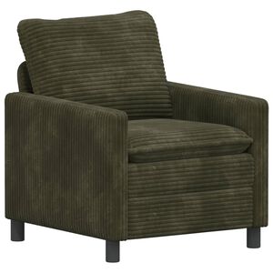 vidaXL Sofa Žalia 76 x 81 x 87,5 cm Poliesteris
