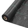 vidaXL Agroplėvelė nuo piktžolių ir &scaron;aknų, juoda, 1x50 m, PP