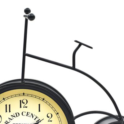 vidaXL Sieninis sodo laikrodis su termometru, dvir. diz., vint. stil.