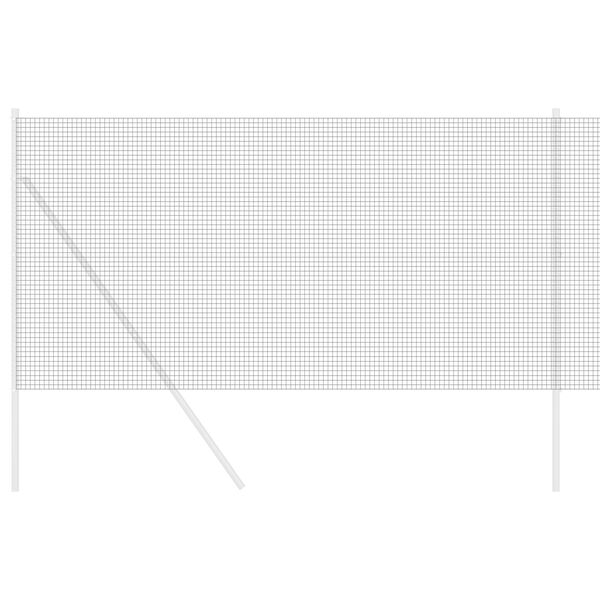 vidaXL Suvirinto vielos tvoros Pilka 1.2 x 50 m