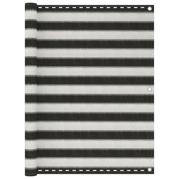 vidaXL Balkono pertvara, antracito ir baltos spalvos, 120x300cm, HDPE