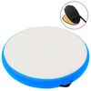 vidaXL Gimnastikos kilimėlis su pompa, mėlynas, 100x100x15cm, PVC