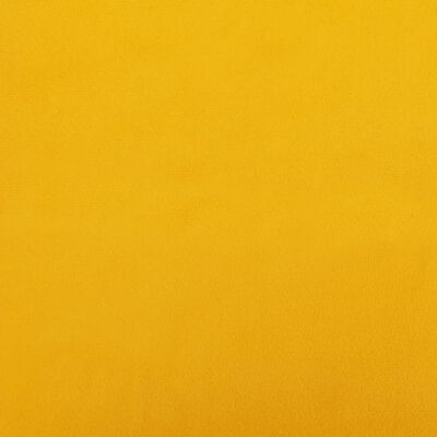 vidaXL Valgomojo kėdės, 2vnt., geltonos spalvos, aksomas