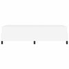 vidaXL Lovos rėmas su čiužiniu Balta 90 x 200 cm audinys