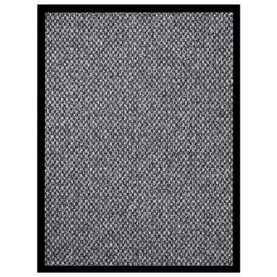 vidaXL Durų kilimėlis, pilkos spalvos, 60x80cm