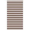vidaXL Zebrinės žaliuzės, rudos, 120x230 cm, audinys, plotis 115,9 cm, poliesteris