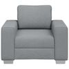 vidaXL Sofa &Scaron;viesiai pilka 100 x 80 x 82 cm audinys