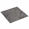 vidaXL Savesiūnančių Grindų Plok&scaron;tės Juoda 30,5 x 30,5 cm 20 vnt. PVC