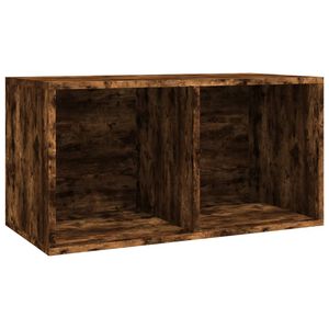 vidaXL Dėžė vinilinėms plok&scaron;telėms, ąžuolo, 71x34x36cm, mediena
