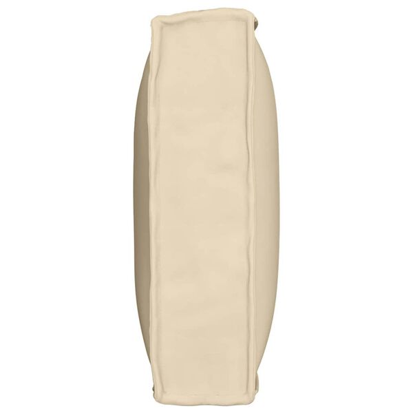 vidaXL Pagalvėlė Smėlio 80 x 40 x 12 cm Oksfordo audinys